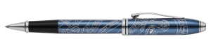 Cross Rollerball Townsend glänzender,durchscheinender blauer Lack
