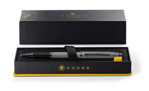 Cross Rollerball Century II schiefergrau poliert Diamantgravur
