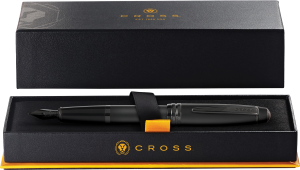 Cross Füllfederhalter Bailey Mattschwarz, PVD schwarze M-Feder