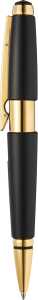 Cross Rollerball Edge mattschwarz, PVD Beschläge gold