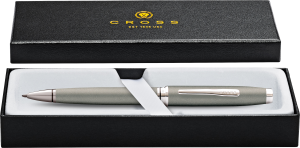 Cross Kugelschreiber Coventry Gunmetal grau mit  chrom Beschlägen