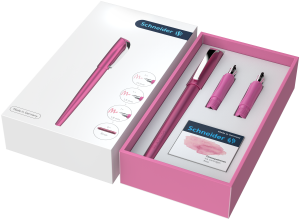 Schneider Geschenkset Callissima pink 1 x Füller mit 1,1mm Feder,