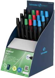 Schneider Tintenroller Breeze Blauer Engel Display 18 Stück GB sortiert