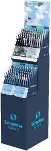 Schneider Kugelschreiber Slider Display 4er Tower D