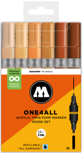 Molotow One4All Acrylic Twin Wood Set