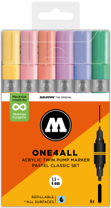Molotow Acryl Twin One4All Pastel Classic Set