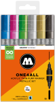 Molotow Acryl Twin One4All Metallic Set