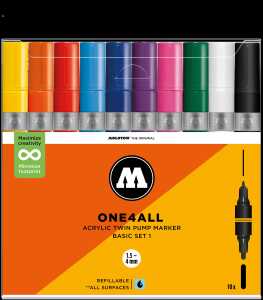 Molotow Acryl Twin One4All Basic Set 1