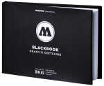 Molotow Blackbook DIN A5 Querformat 68 Seiten, Hardcover...