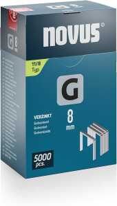 Novus Flachdrahtklammer G Typ 11 - 8 mm / 5000 Stück