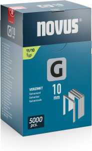 Novus Flachdrahtklammer G Typ 11 - 10 mm / 5000 Stück