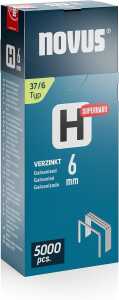 Novus Feindrahtklammer H Typ 37 - 6 mm