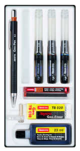 Aristo Tuschefüller mg1 pro Studio 3er-Set 8-teilig, Stärken 0.3/ 0.5/ 0.7 mm