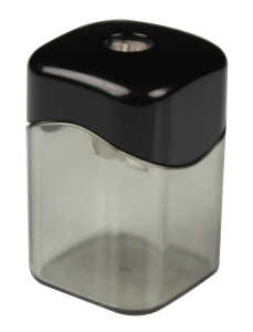 Aristo Dosenspitzer einfach mit Deckel, transparent/schwarz