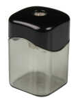 Aristo Dosenspitzer einfach mit Deckel, transparent/schwarz