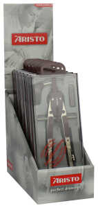 Aristo Profi Schnellverstellzirkel 6er Display