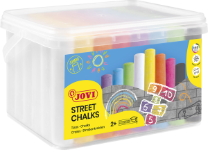 Jovi Straßenkreiden CLASSCOLOR STREET Box mit 48 Stück, farbig sortiert