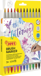Jovi Doppelspitzen-Pinselmarker "Lettering" 12er Schachtel