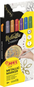 Jovi DECOR Metallicmarker 6 Stück sortiert im Kartonetui