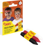 Jovi Schminkstifte 3er Schachtel, rot, weiß, schwarz