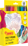 Jovi Faserschreiber 2mm 24er Schachtel, farbig sortiert