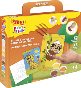 Jovi Play&Fun Sand Painting Kit - Animals