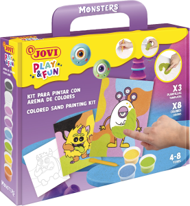 Jovi Play&Fun Sand Painting Kit - Monsters