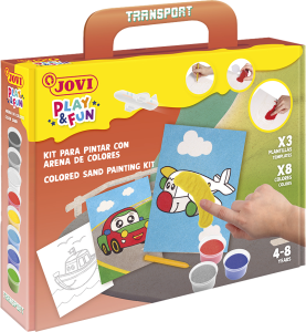 Jovi Play&Fun Sand Painting Kit - Transport