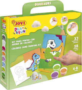 Jovi Play&Fun Sand Painting Kit - Dinosaurs