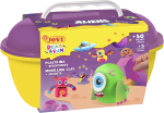 Jovi Play&Fun Koffer Plastilina Kit - Aliens neon