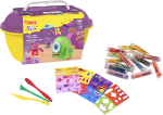 Jovi Play&Fun Koffer Plastilina Kit - Aliens neon