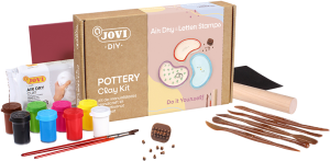 Jovi DIY Bastelset Air Dry & Briefstempel DIY