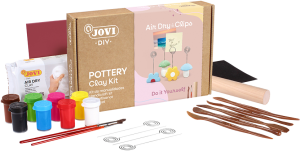 Jovi DIY Bastelset Air Dry 4 Clips für Fotohalter