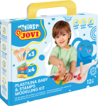 Jovi PLASTILINA BABY Schachtel  mit 4 x Knetmasse + 3 x...