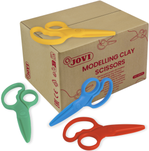 Jovi Modellierzubehör Schere Karton mit 25 Stück