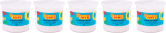 Jovi Fingerfarbe 5 Dosen je 125 ml weiß