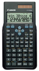 Canon Schulrechner F-715 SG 250 Funktionen