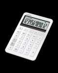 Casio Tischrechner anzeigend MS-200 DQ WE weiß, 12...