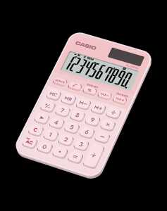 Casio Taschenrechner SL-310 YC LP pink, 10 Stellen, Solar/Batterie