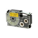 Casio Schriftband XR-12 YW 12mm, Schwarz auf Gelb