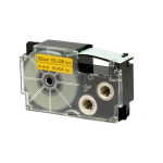 Casio Schriftband XR-18 YW 18mm, Schwarz auf Gelb