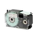 Casio Schriftband XR-24 WE 24mm, Schwarz auf Weiß