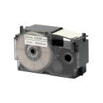 Casio Schriftband XR-24 X 24mm, Schwarz auf Transparent