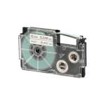 Casio Schriftband XR-6 X 6mm, Schwarz auf Transparent