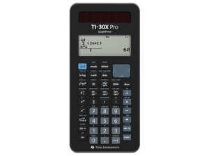 TI Schulrechner TI-30 X Pro MathPrint 4 Zeilen Display, Solar/Batterie