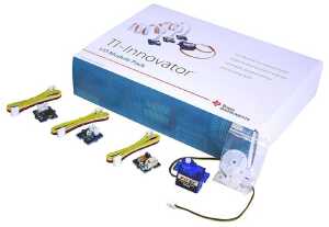 TI I/O Modul Pack mit Servo-, Vibrationsmotor, Lichtsensor, LED