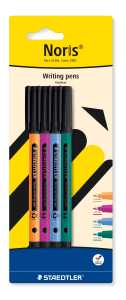 Fineliner Noris writing pen, 4St BK