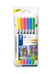 Fasermaler D.spitze 6ST, neon