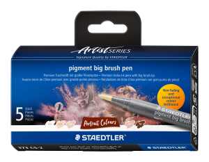 pigment big brush pen Portrait 5ST