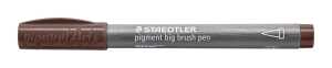 pigment big brush pen dunkelbraun